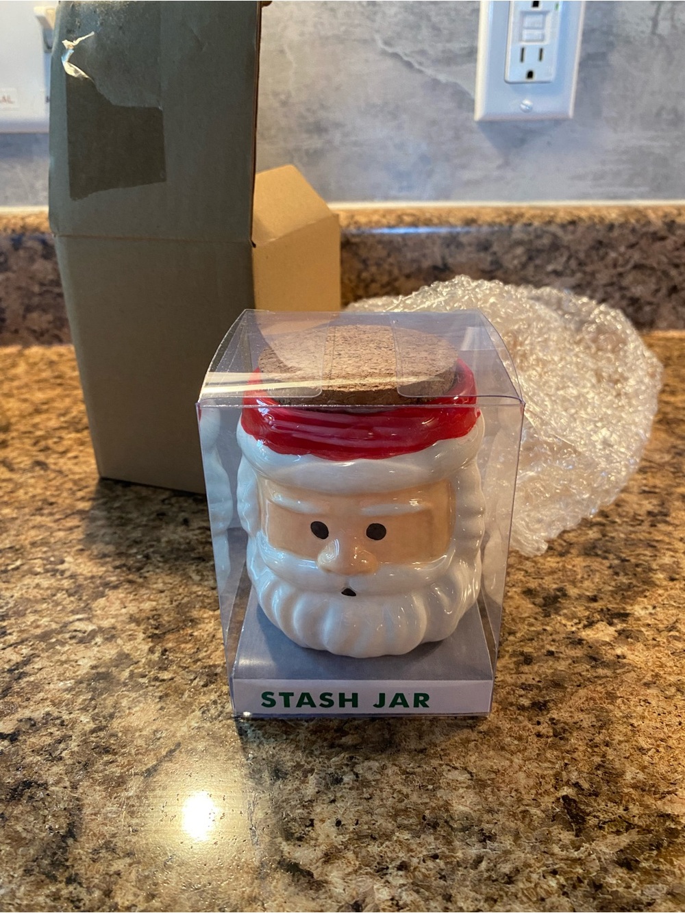 FashionCraft Stash Jar - Green and White Packaging
